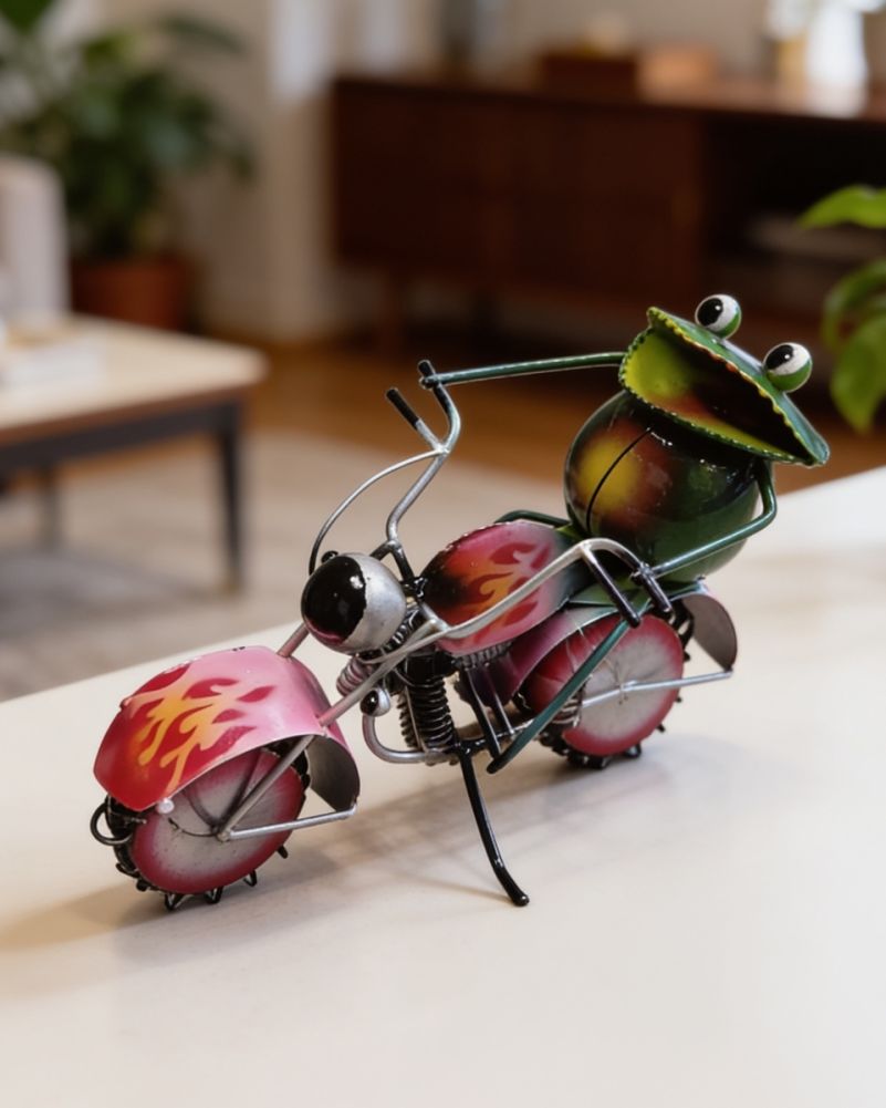 Motorcycle Frog Interior Ornament