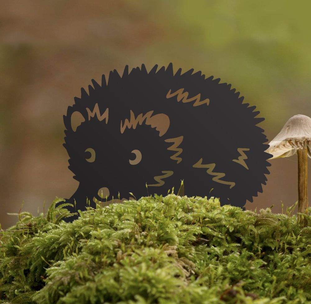 Hedgehog Silhouette Black
