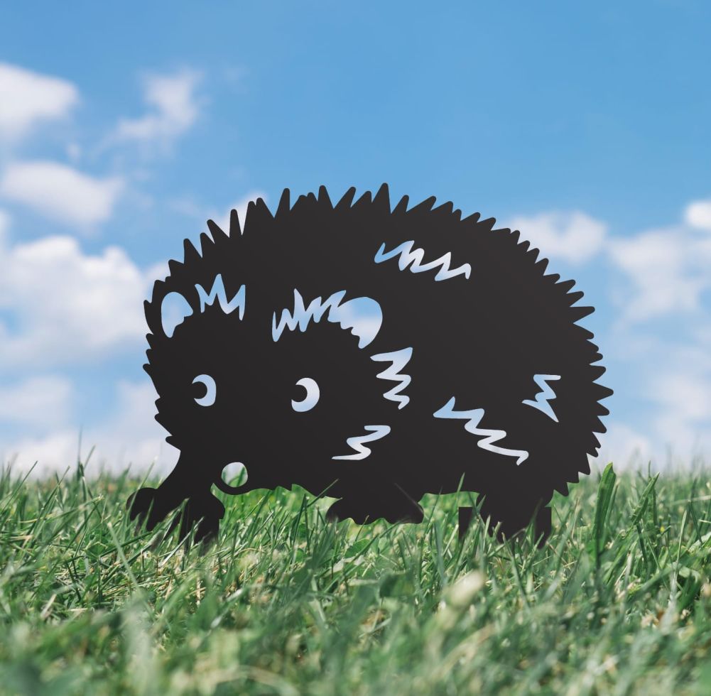 Hedgehog Silhouette Black