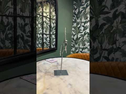Scrap Metal Chrome Kinetic Balance Sculpture - The Big Catch 