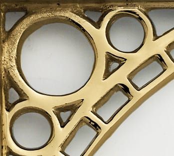 Iconic Ironbridge Bracket-Polished Brass Details