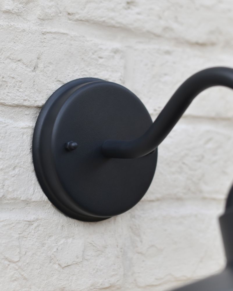Integral Backplate On Wall Light