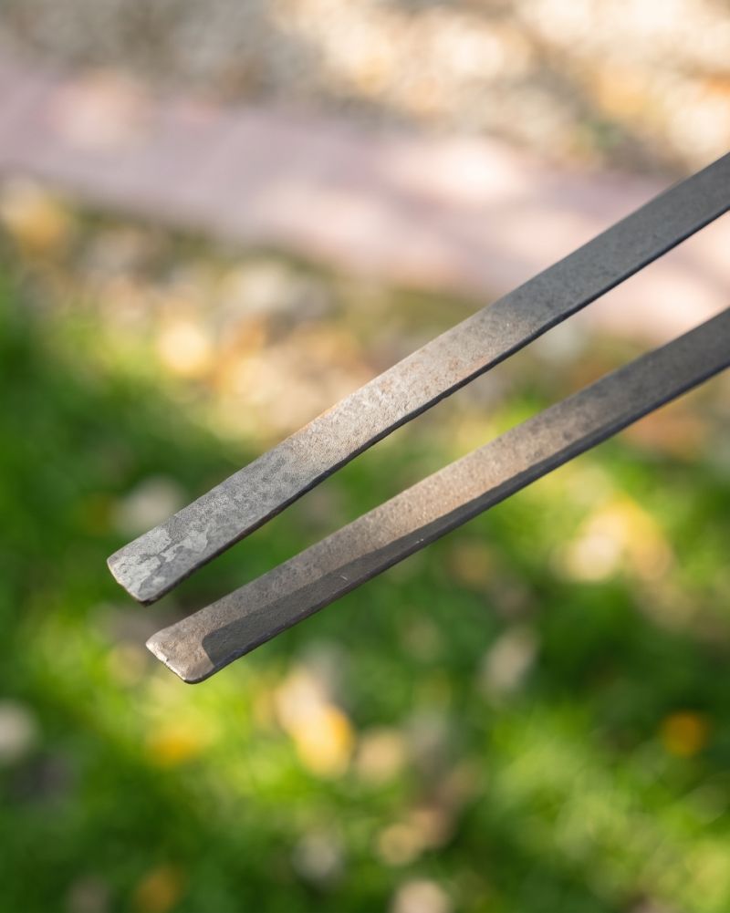 End Of The Iron BBQ Cooking Tongs