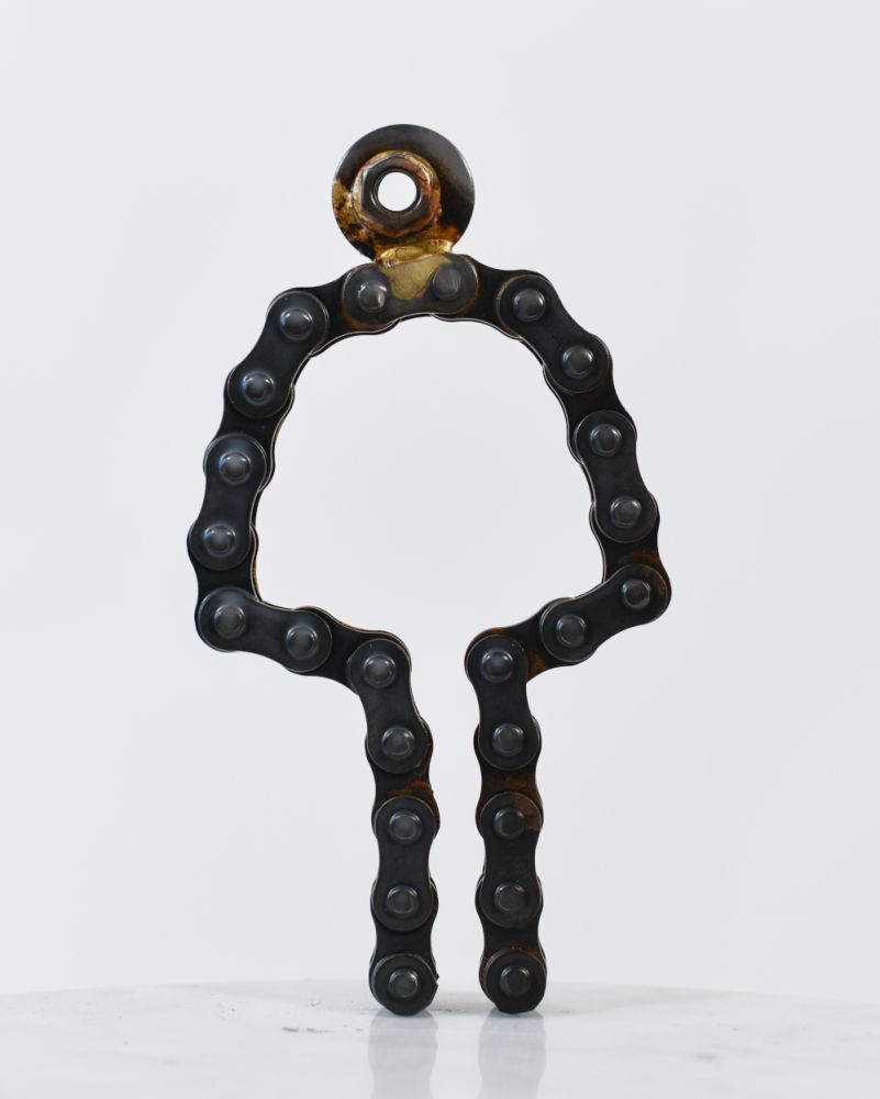 Symbol Scrap Metal Art Sculpture
