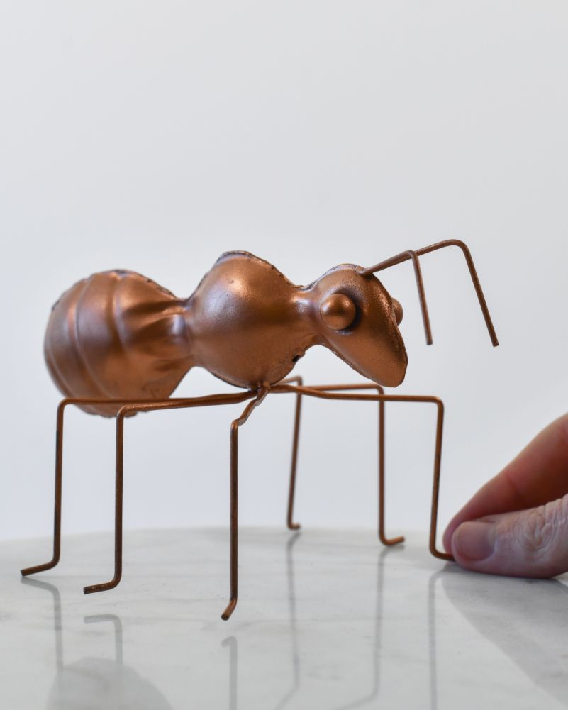 Large 'Anthony' The Copper Ant Scrap Metal Art To Scale