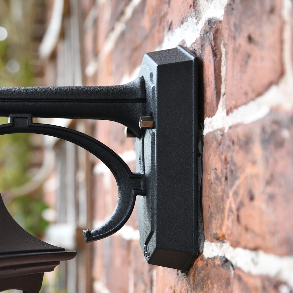 Close-up of the Fixing Bracket on a Brick  Wall