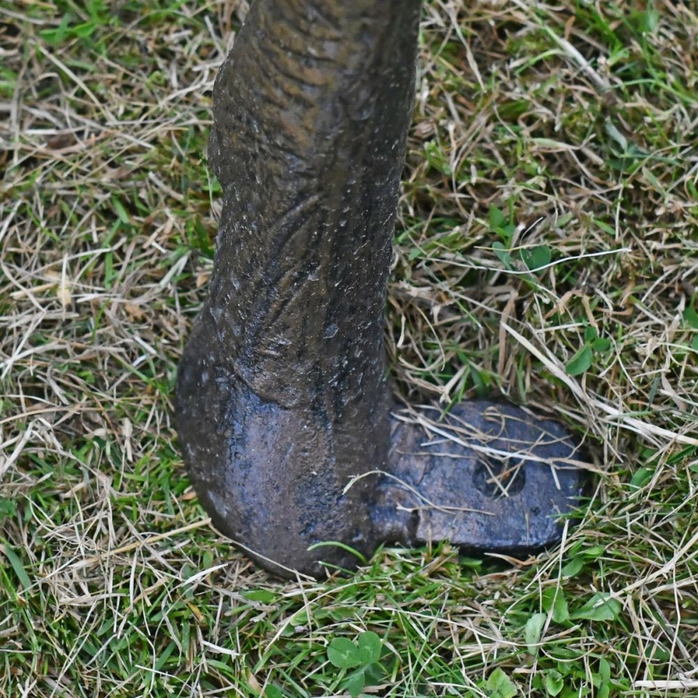 Large Cast Aluminium Doe Garden Sculpture Hoof Detail