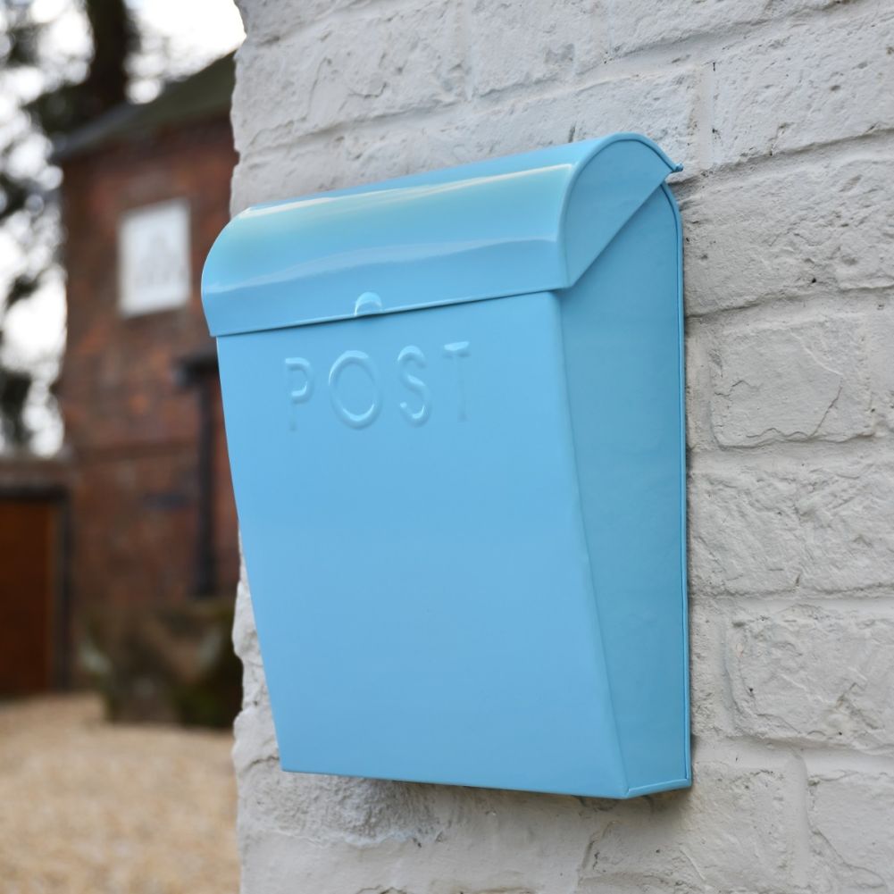 London Classics Post Box In Sky Blue
