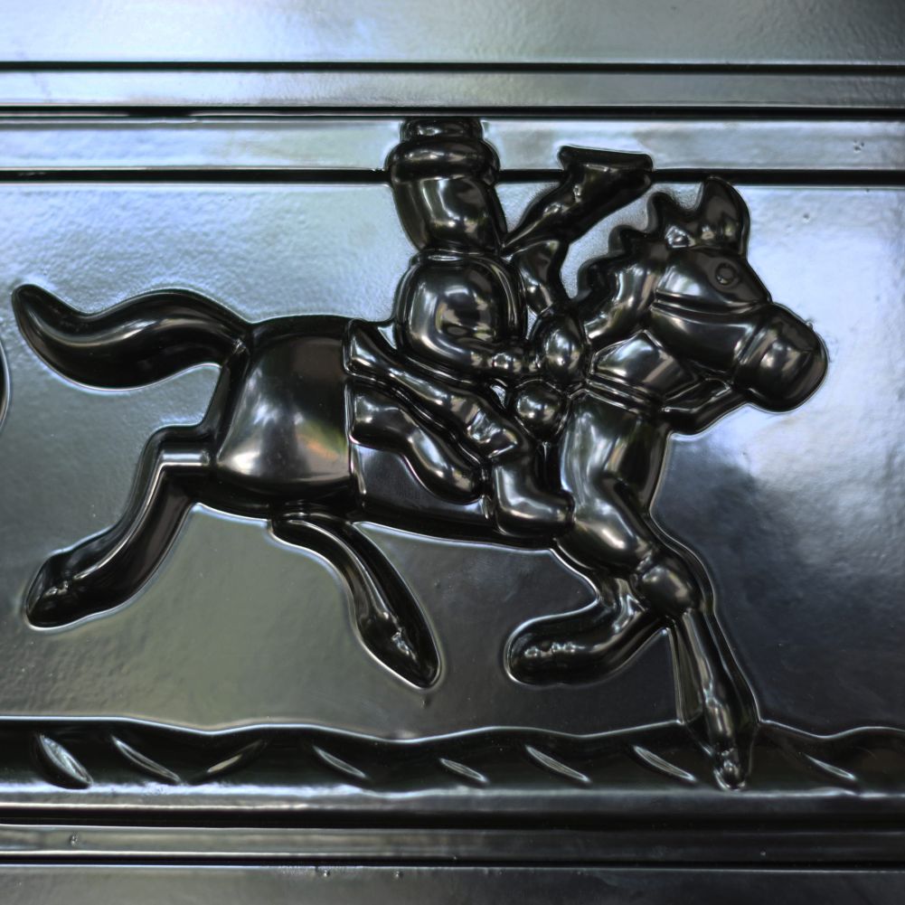 The Westminster Post Box In Midnight Black Motif 