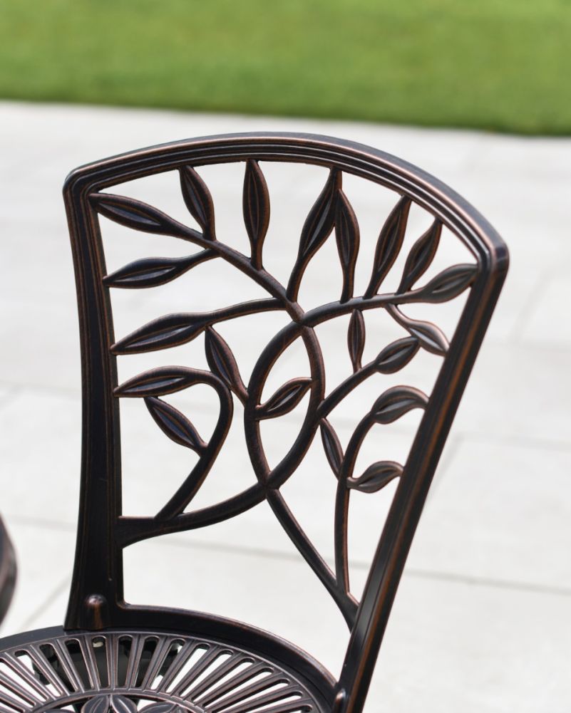 Leaf Patterned Garden Chair Backrest