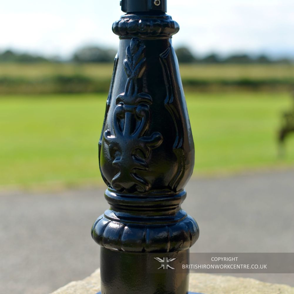 Hexagonal Garden Driveway Lighting - Black Base Detail