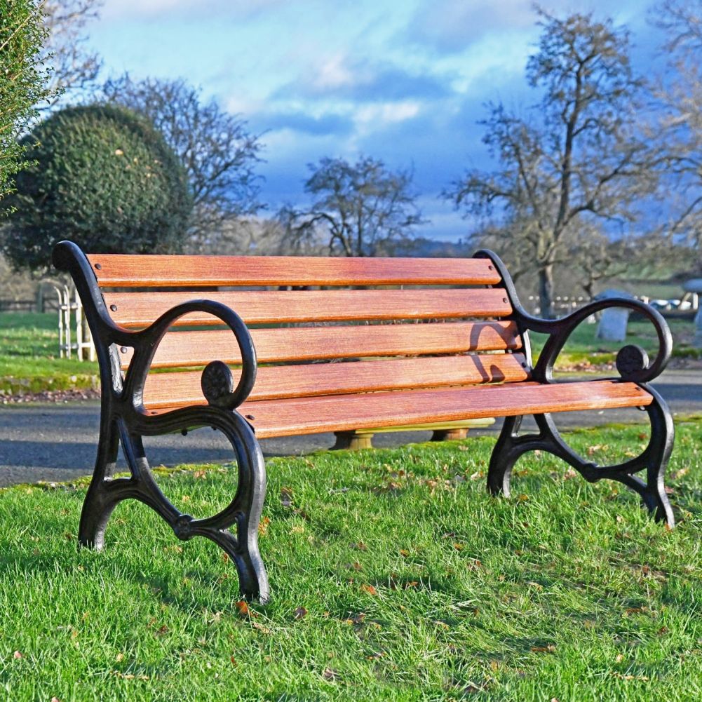 'Woodcote' Cast Iron Bench