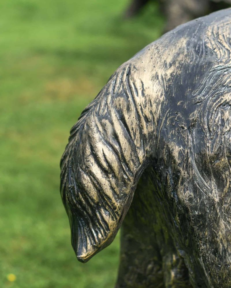 Close-up of Tail on Life-Size Freestanding 