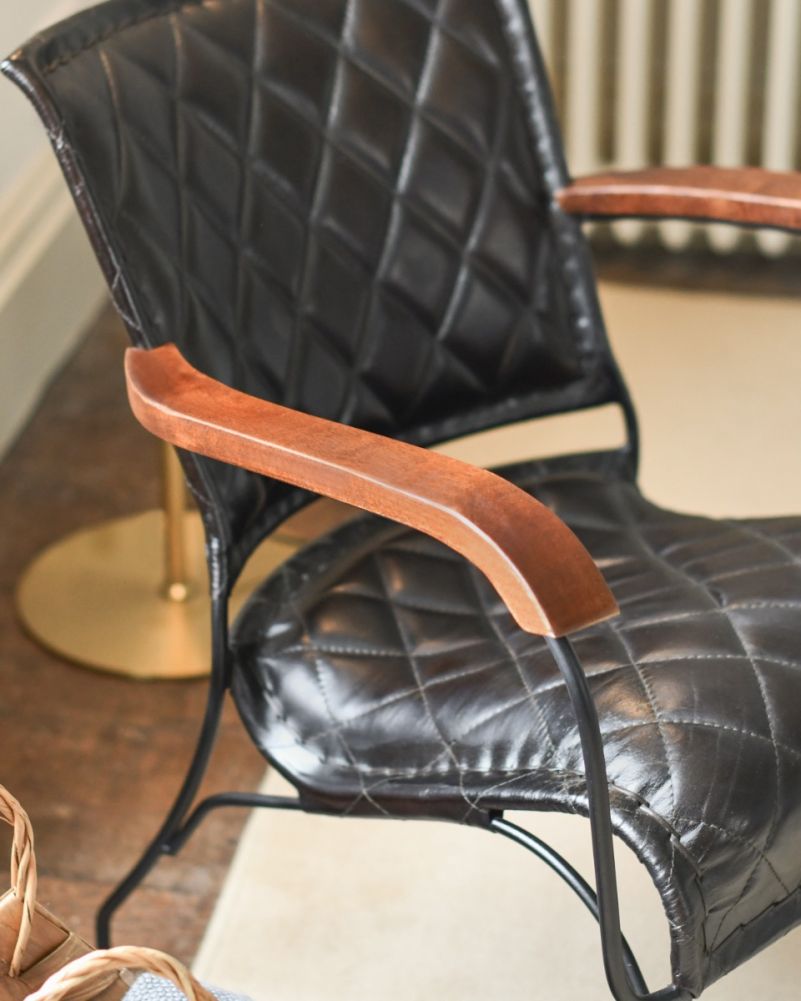 Mango Wood Armchair Armrest