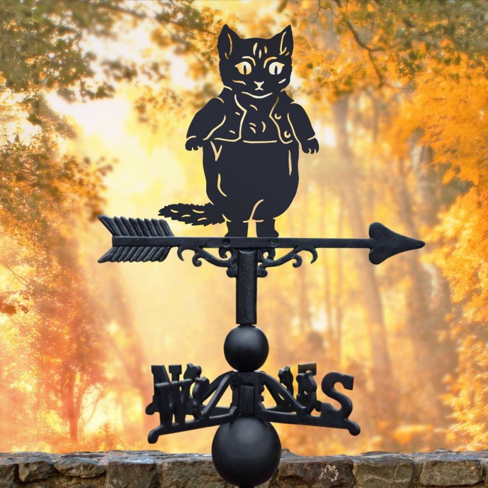 Master Kitten Weathervane in Situ
