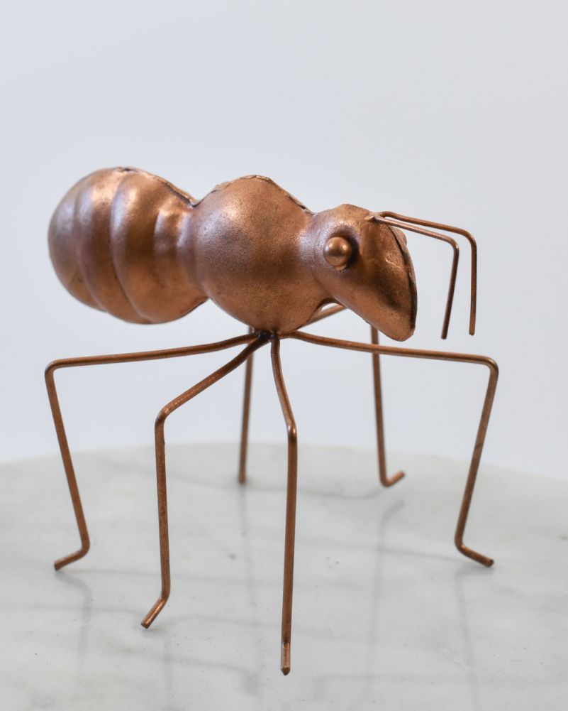 Medium 'Anthony' The Copper Ant Scrap Metal Art