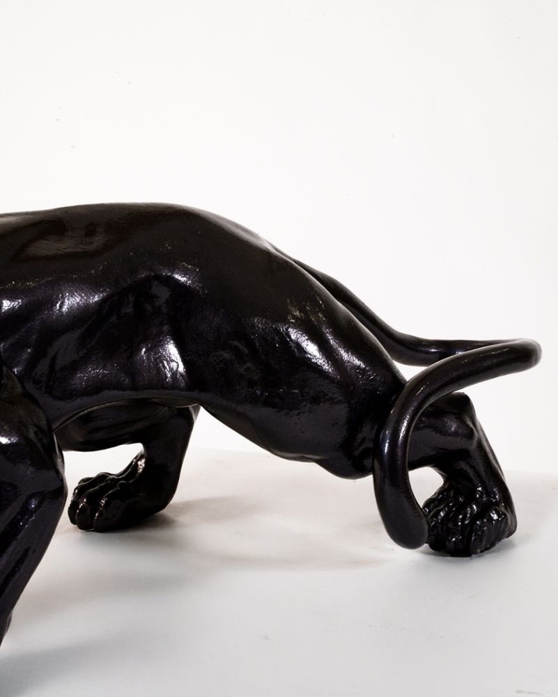 'Midnight Ambush' Panther Interior Ornament Details In Black