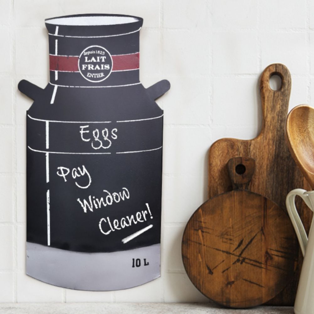 Milk Churn Chalk Board (Clearance) in Situ