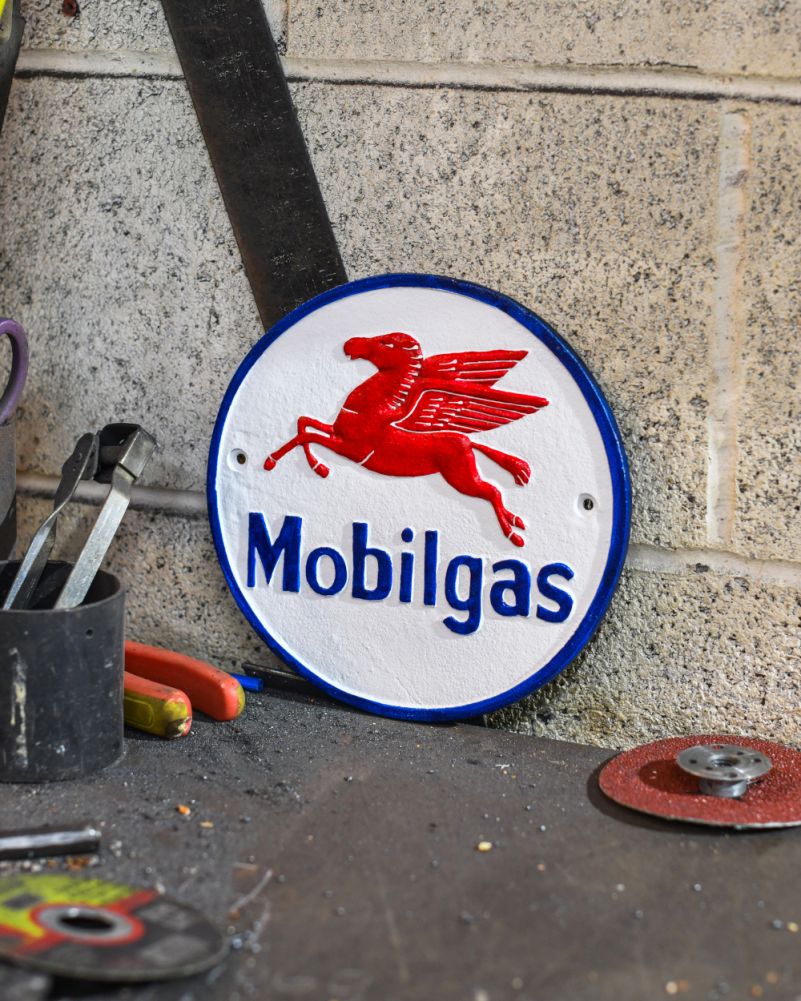 Mobilgas Automobilia Sign 