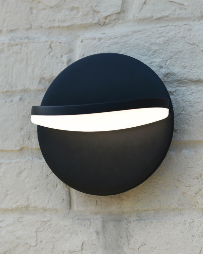 Modern Aluminium 'Apex' LED Wall Light Front