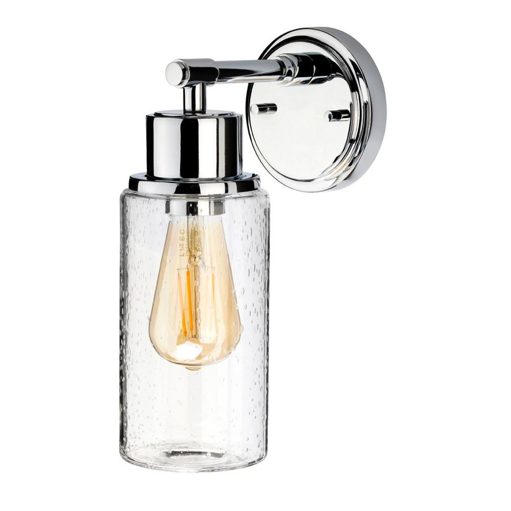 Modern 'Charlton' Wall Light In Polished Chrome