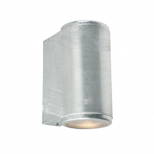 Modern Galvanised Steel Up/Down Wall Light