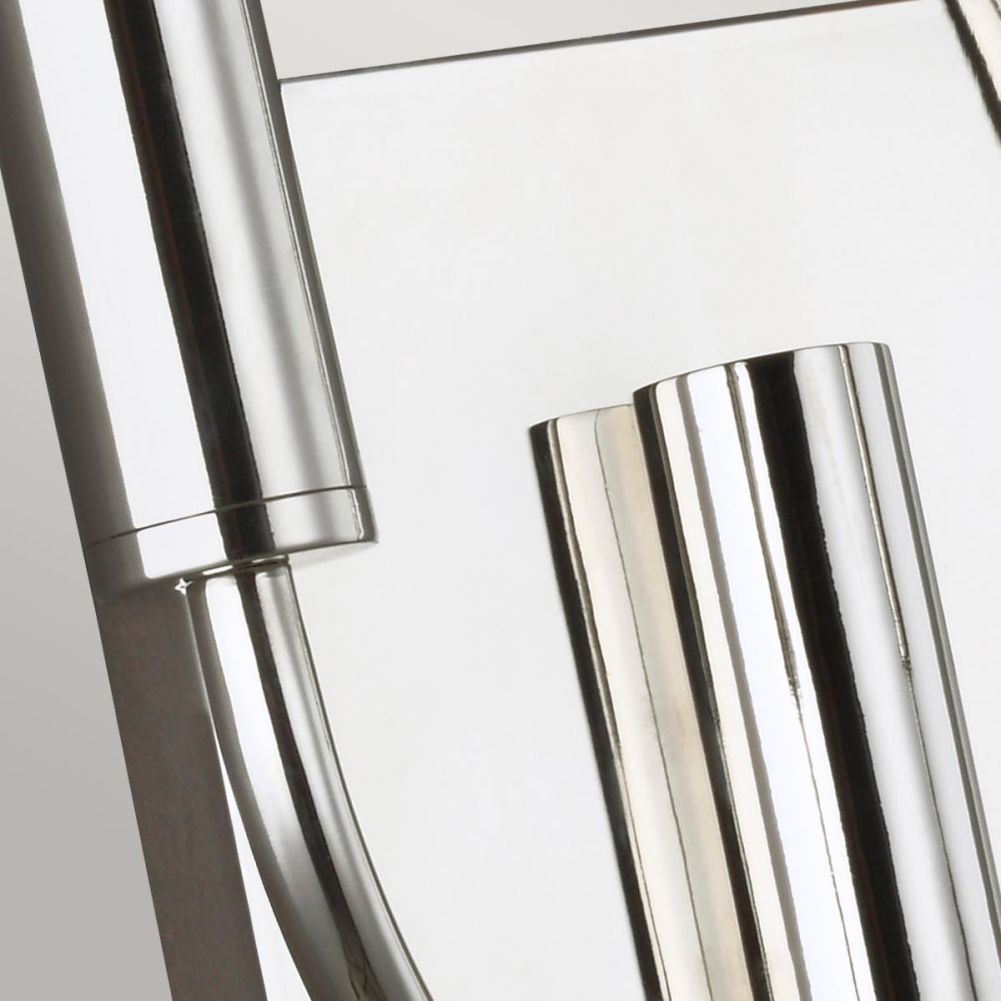 Modern Polished Chrome cromo Double Wall Light Bracket