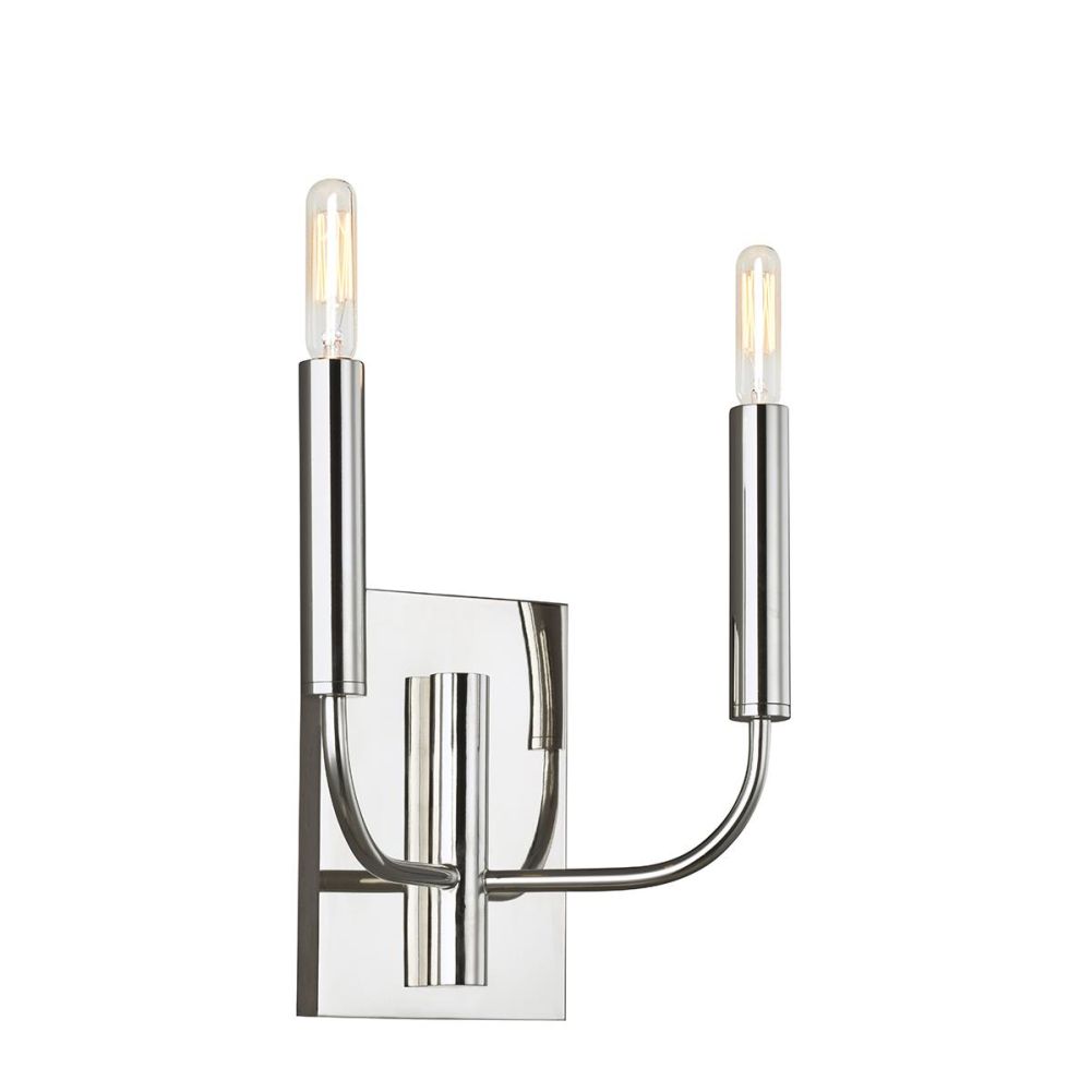 Modern Polished Chrome cromo Double Wall Light Shade Off