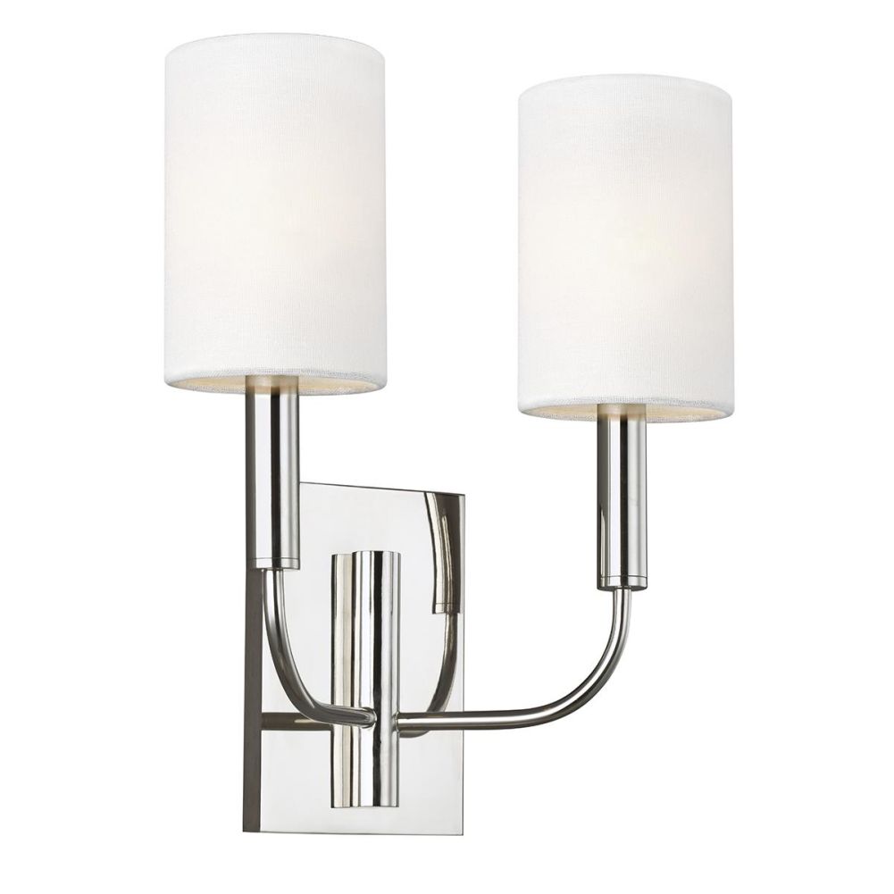 Modern Polished Chrome cromo Double Wall Light