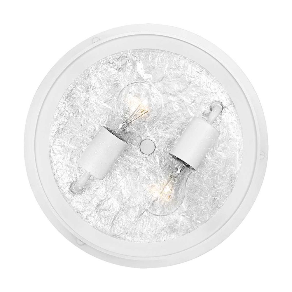 Base Of The Modern White Outdoor Ceiling Light 