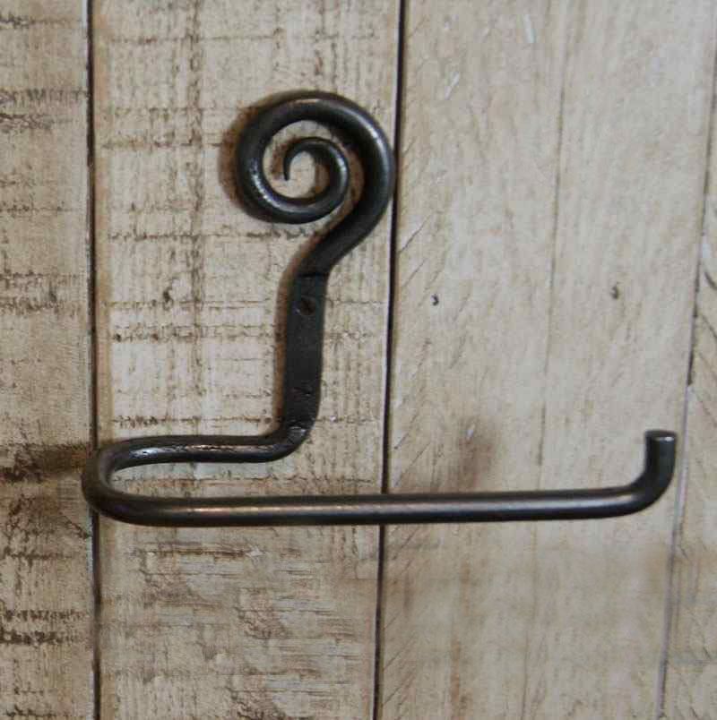 Blacksmith Iron 'Twist' Toilet Roll Holder