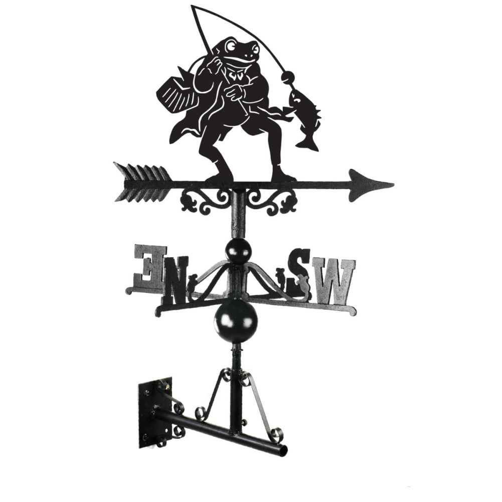 Mr Frog Weathervane Mounted

