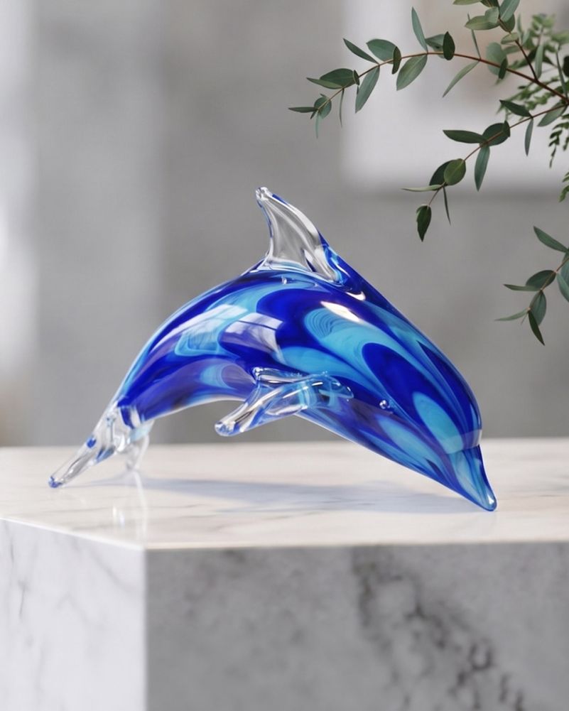 'Nami' The Glass Dolphin Interior Ornament