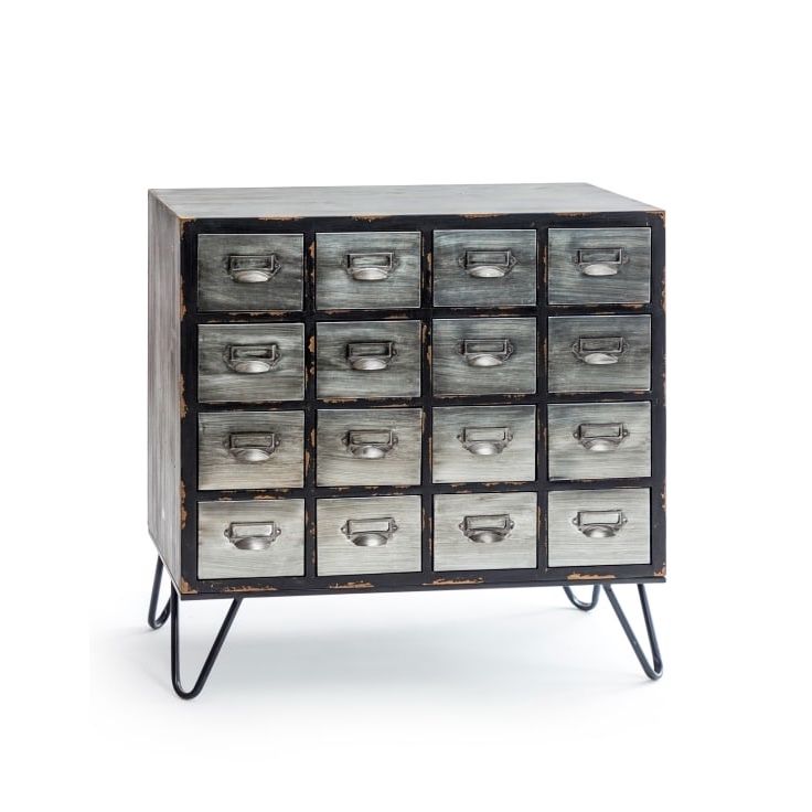 Industrial 'Blackwell Tallboy' Chest of Drawers -  75cm