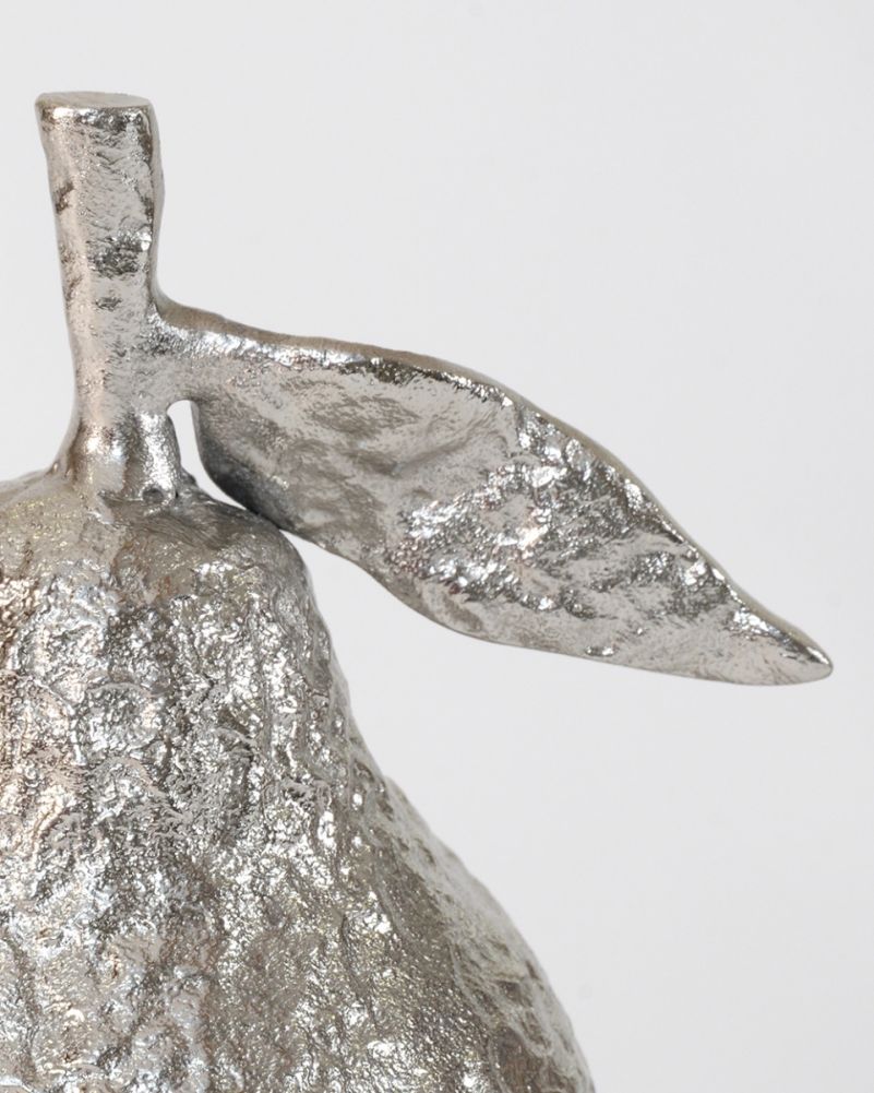 Close Up Of The Nickel Shadows Harvest Textured Pear Interior Ornament 