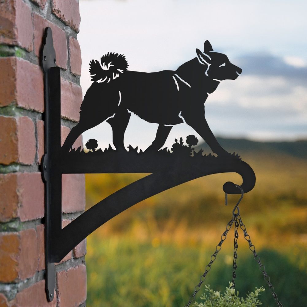 Norwegian Budhund Basket Bracket on Wall 