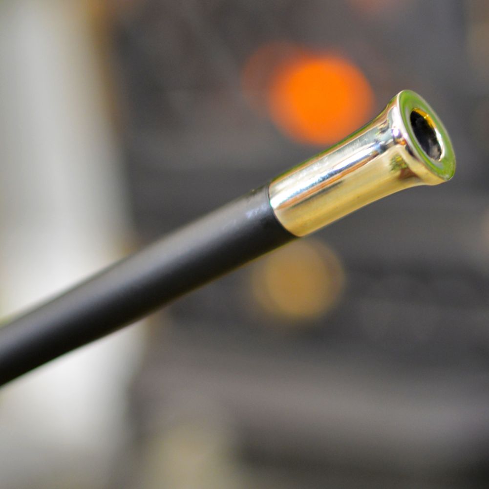Nuri Fire Blow Pipe - Polished Brass End