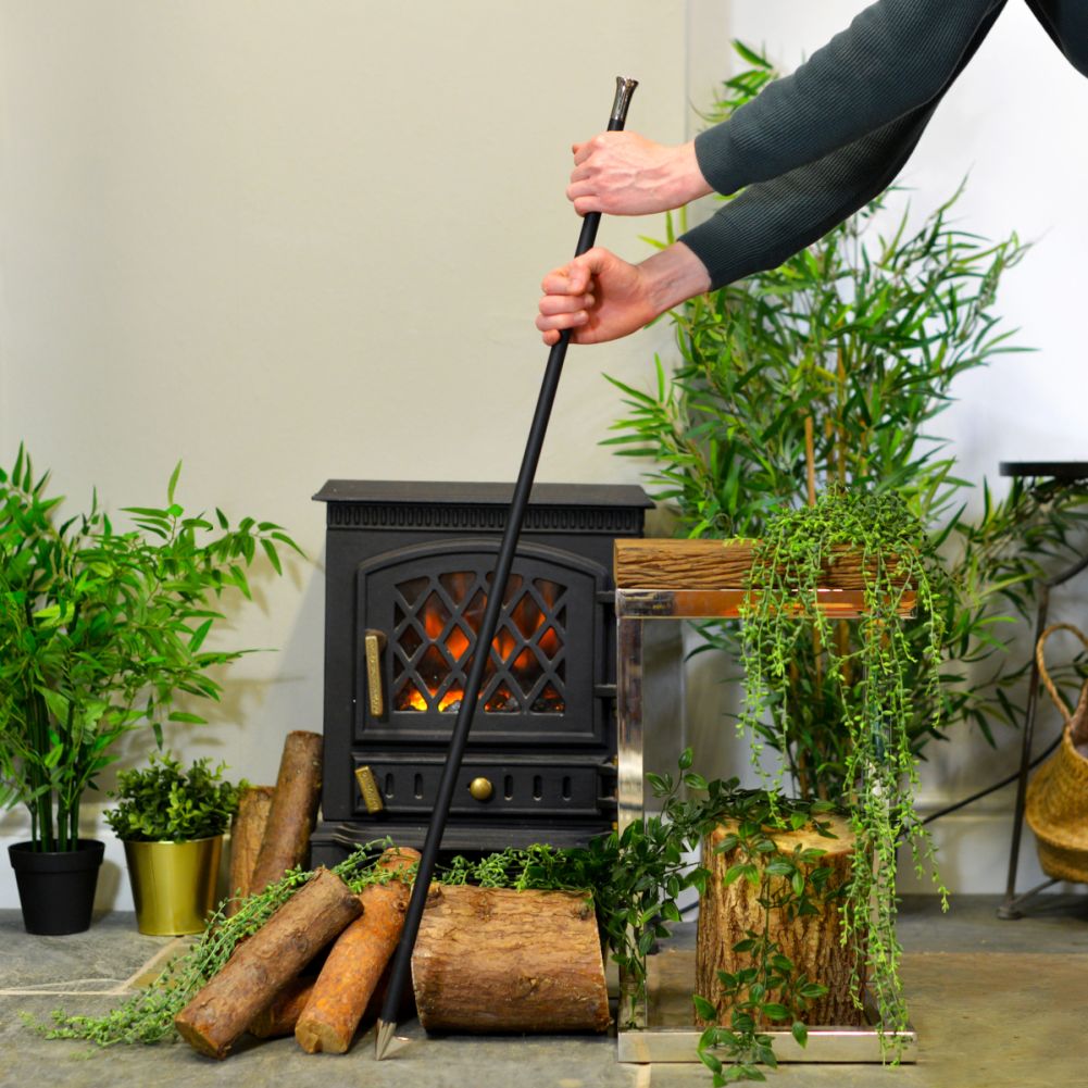 Nuri Fire Blow Pipe - Polished Brass