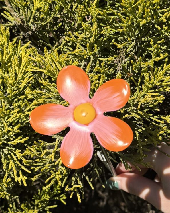 Orange Mini Steel Forget Me Not Single