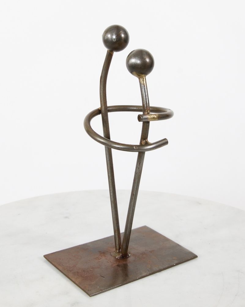 Orbital Bond Scrap Metal Art Sculpture