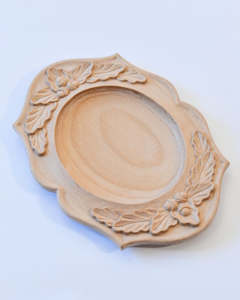 Ornate Beechwood Tray Design
