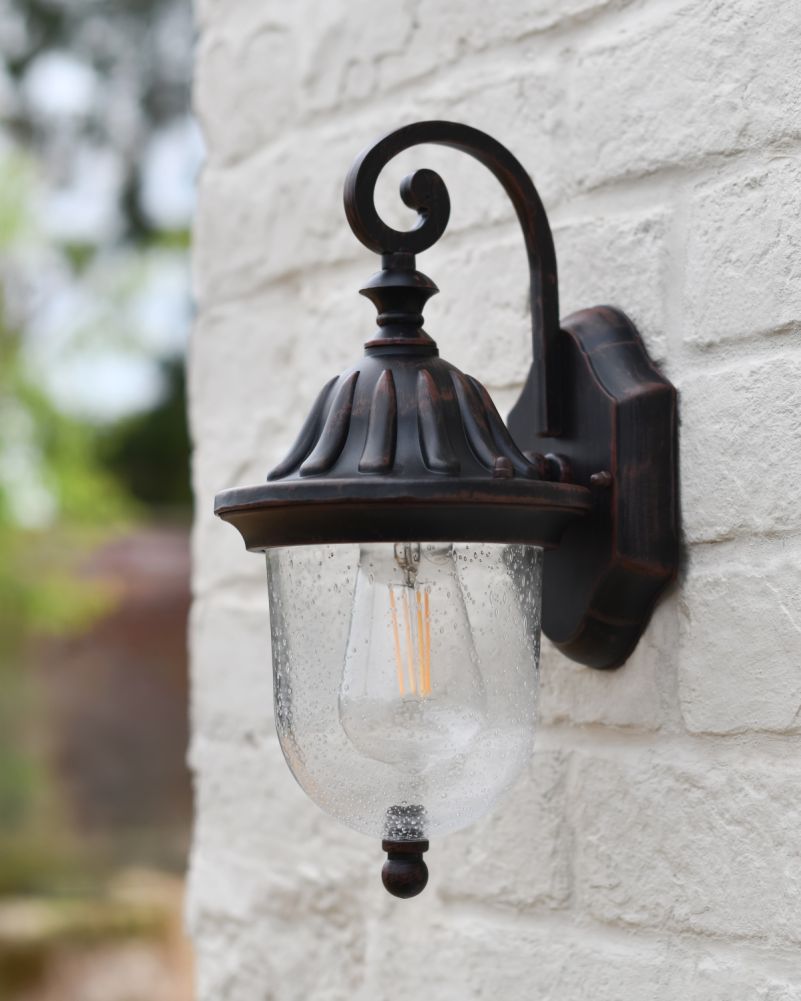 Ornate Copper Rosehill Stainless Steel Top Fix Lantern
