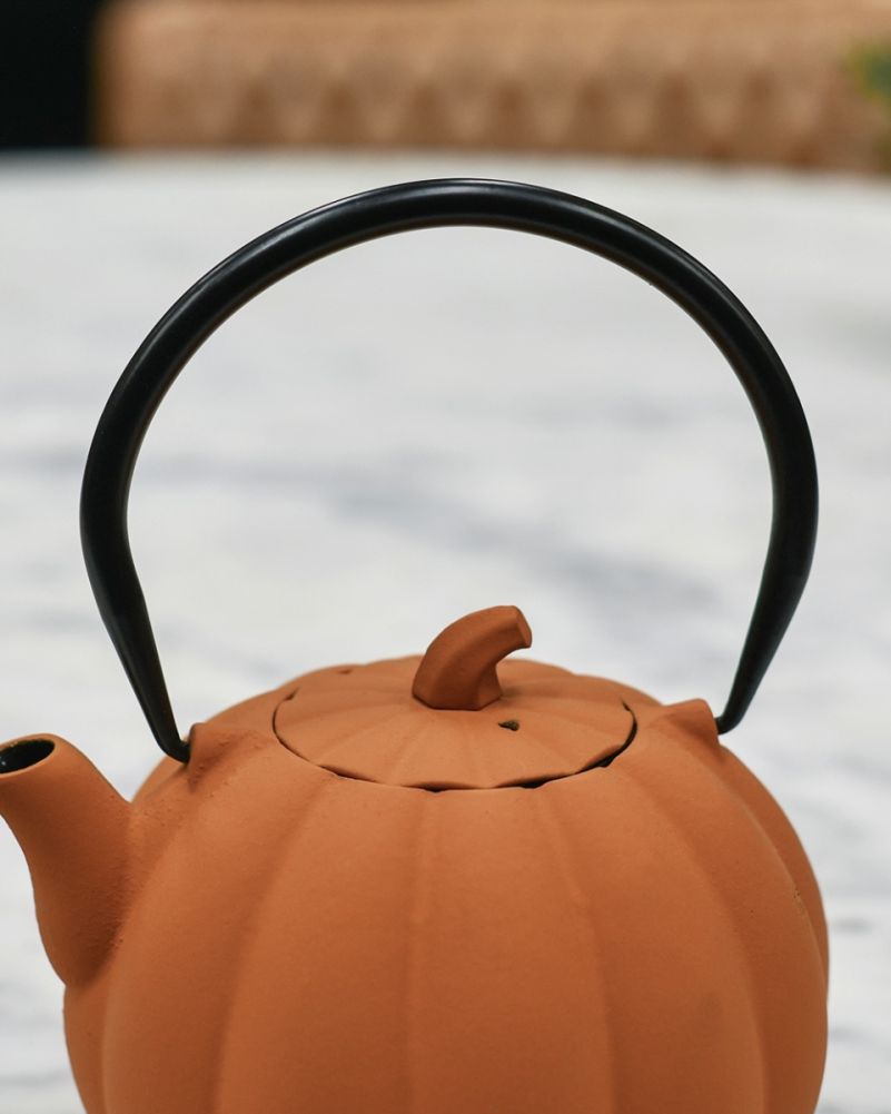 Handle From The Ornate Pumpkin Japanese Teapot