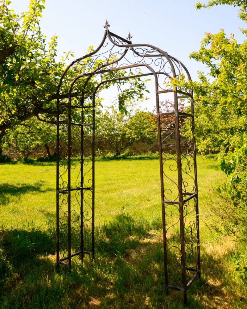 Ornate Snowshill Clear Lacquer Rustic Rose Arch