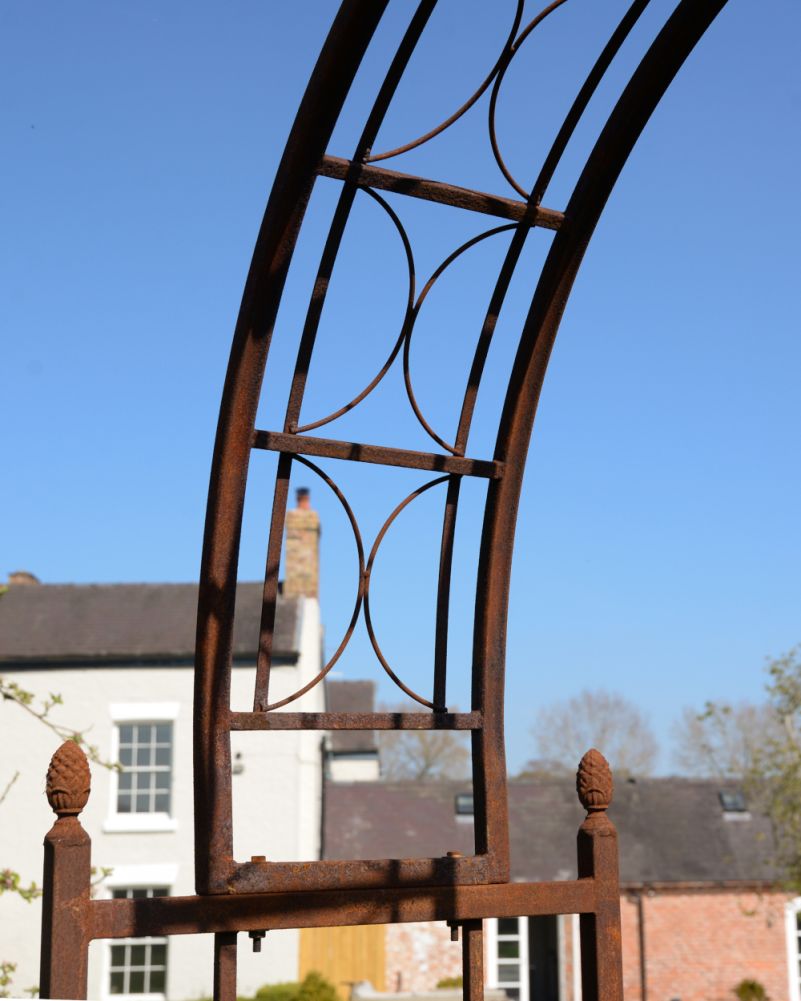 Close Up Of The Ornate Design On The Surmaville Rose Arch
