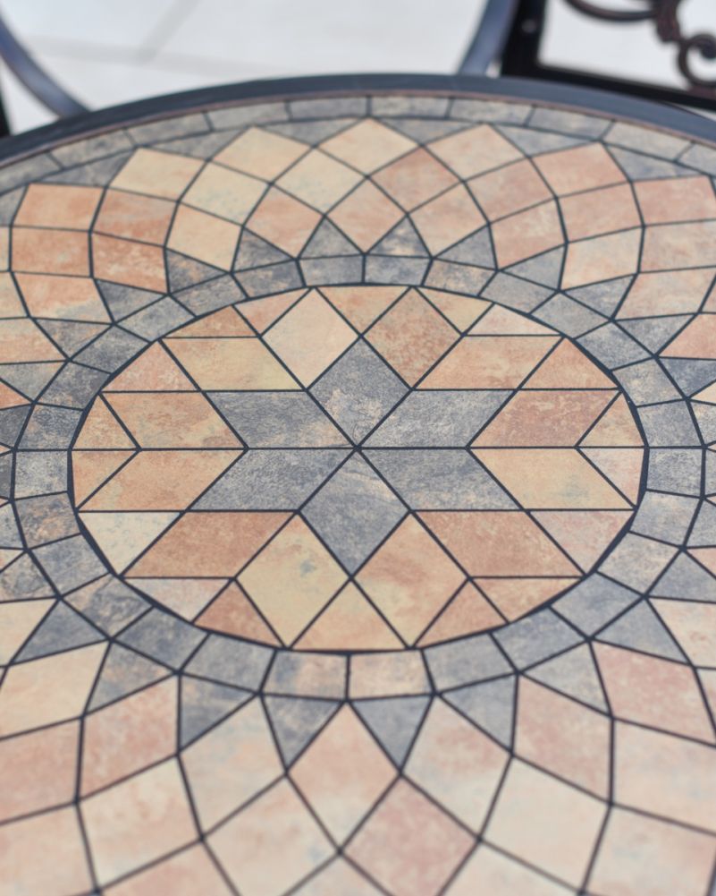 Geometric Garden Tabletop Pattern