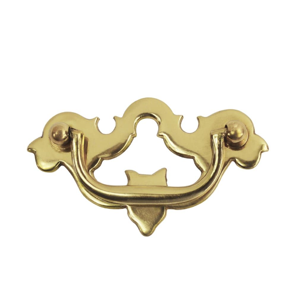Polished Brass Gothic Cabinet Handle