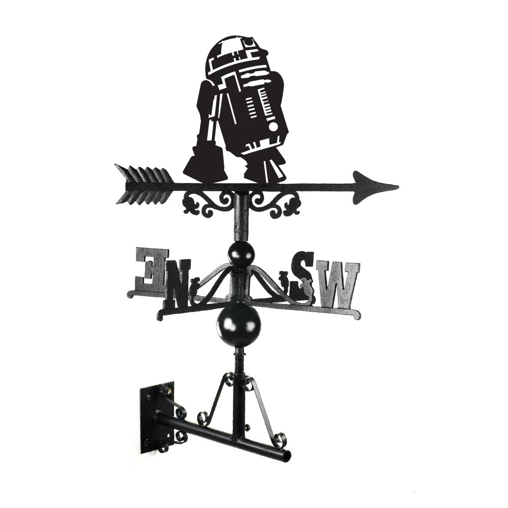 Cast Iron R2-D2 Weathervane