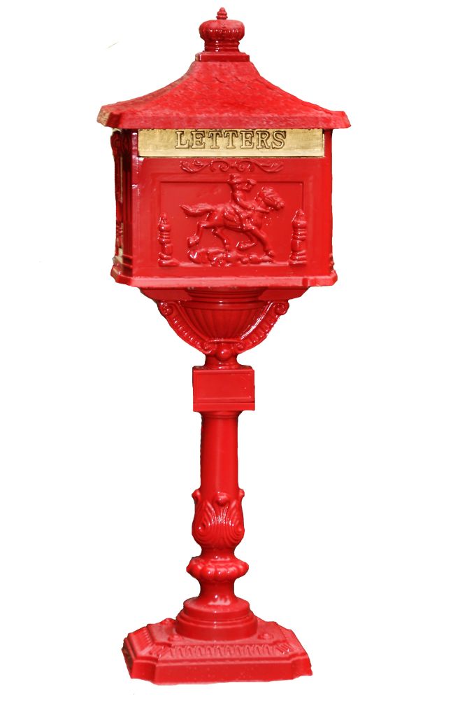 The Westminster Post Box In Royal Red