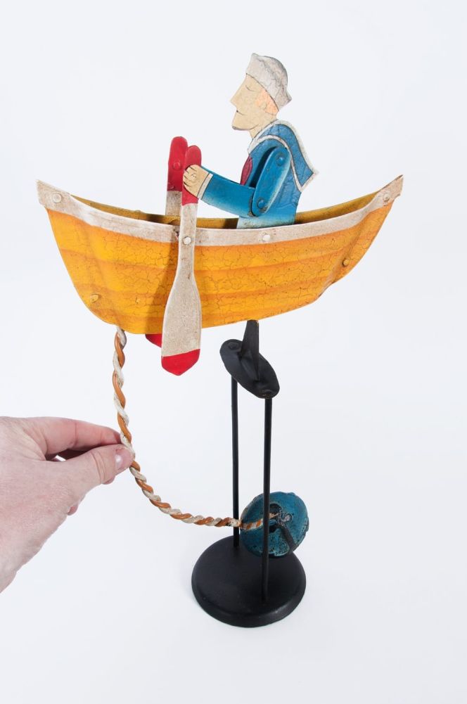 “Sir Robertson Rower” Sailor Rocking Model and Ornament